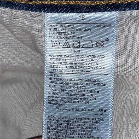 NWT Old Navy Super Skinny Ankle Jeans 18 - Picture 3 of 4